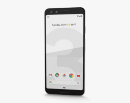Google Pixel 3 Clearly White 3D model