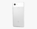 Google Pixel 3 Clearly White Modèle 3d