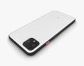 Google Pixel 4 Clearly White 3Dモデル