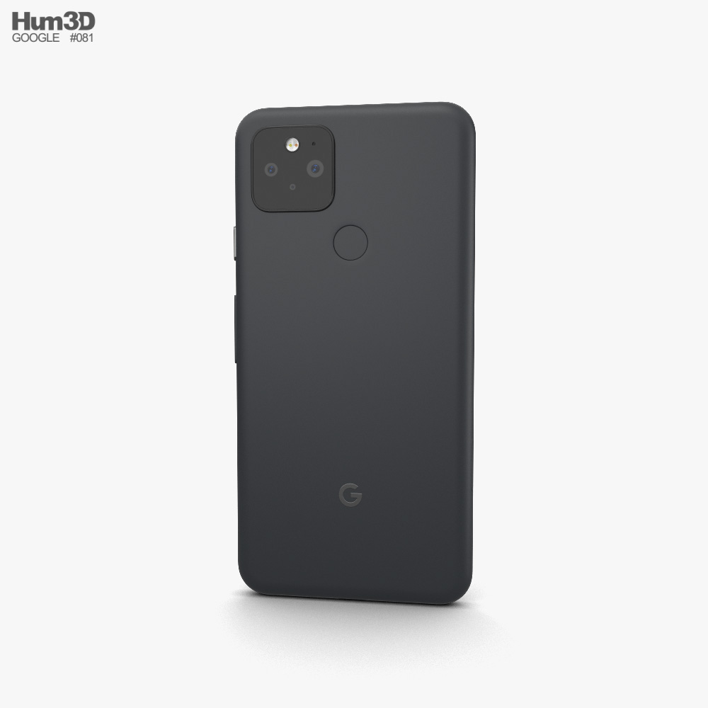 Google Pixel 5 Just Black 3D model download