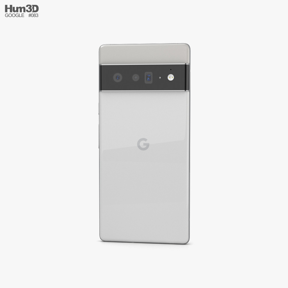 Google Pixel 6 Pro Cloudy White 3Dモデル