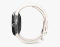Google Pixel Watch Polished Silver Case Chalk Band 3Dモデル