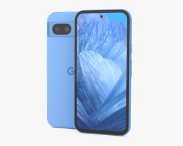 Google Pixel 8a Azure Blue 3Dモデル
