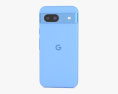 Google Pixel 8a Azure Blue Modèle 3d