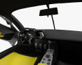 Gordon Murray T.33 with HQ interior and engine 2024 3d model dashboard