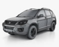 Great Wall Hover (Haval) H6 2016 3d model wire render