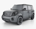Great Wall Haval M2 2015 3Dモデル wire render
