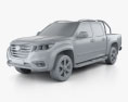Great Wall Wingle 6 2017 3D-Modell clay render