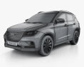 Great Wall Haval H2 2017 3D 모델  wire render