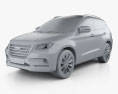 Great Wall Haval H2 2017 3D 모델  clay render