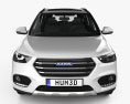 Great Wall Haval H6 2021 Modelo 3D vista frontal