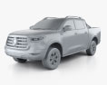 Great Wall Ute Cannon-L AU-spec 2024 3D-Modell clay render