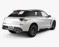 Grove Obsidian SUV 2022 3D 모델  back view