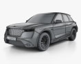 Grove Obsidian SUV 2022 3D-Modell wire render