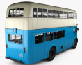 Guy Arab MkV LS17 二階建てバス 1966 3Dモデル 後ろ姿