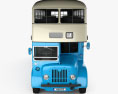 Guy Arab MkV LS17 Двоповерховий автобус 1966 3D модель front view