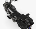 Harley-Davidson Heritage Softail Classic 2012 Modelo 3D vista superior