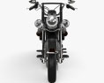 Harley-Davidson Heritage Softail Classic 2012 Modelo 3d vista de frente