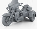 Harley-Davidson Tri Glide Ultra Classic 2012 3d model clay render