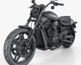 Harley-Davidson Night Rod Special 2013 3D模型 wire render