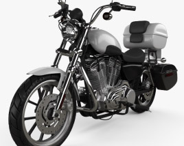 Harley-Davidson XL883L Polizei 2013 3D-Modell