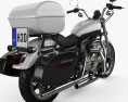Harley-Davidson XL883L Police 2013 3d model back view