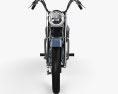 Harley-Davidson Model K 1953 Modelo 3D vista frontal
