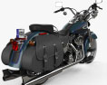Harley-Davidson FLSTS Heritage Springer 2002 3d model back view