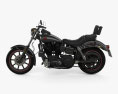 Harley-Davidson FXB Sturgis 1980 3D模型 侧视图