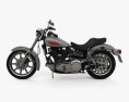 Harley-Davidson FXS Low Rider 1980 3D模型 侧视图