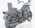 Harley-Davidson FXWG Wide Glide 1980 3Dモデル