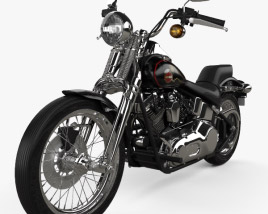Harley-Davidson FXSTS Springer Softail 1988 3D model