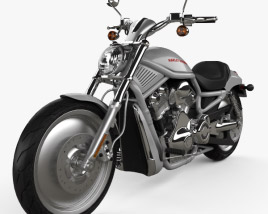 3D model of Harley-Davidson VRSCA V-Rod 2002