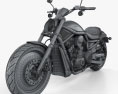 Harley-Davidson VRSCA V-Rod 2002 3D模型 wire render