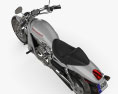 Harley-Davidson VRSCA V-Rod 2002 3D 모델  top view