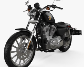 3D model of Harley-Davidson XLH 883 Sportster 2002