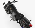 Harley-Davidson XLH 883 Sportster 2002 3D-Modell Draufsicht