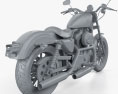 Harley-Davidson XLH 883 Sportster 2002 Modello 3D