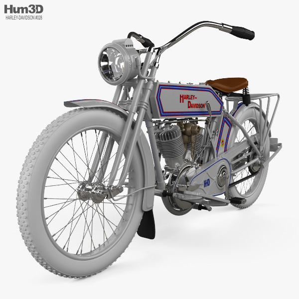 Harley-Davidson 10F 3D模型