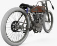 Harley-Davidson 11 K Racer 1915 3D-Modell Rückansicht