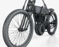Harley-Davidson 11 K Racer 1915 3D-Modell wire render