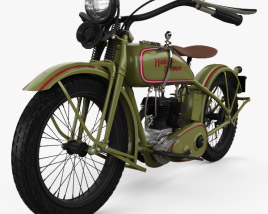 3D model of Harley-Davidson 26B 1926