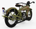 Harley-Davidson 26B 1926 3D 모델  back view