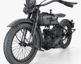 Harley-Davidson 26B 1926 3Dモデル wire render