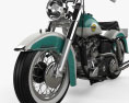 Harley-Davidson Panhead FLH Duo-Glide 1958 3D модель
