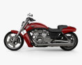 Harley-Davidson V-Rod Muscle 2010 3D模型 侧视图