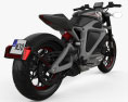 Harley-Davidson LiveWire 2014 3D-Modell Rückansicht