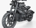 Harley-Davidson LiveWire 2014 3D模型 wire render