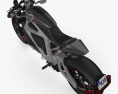 Harley-Davidson LiveWire 2014 3D模型 顶视图