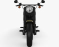 Harley-Davidson Softail Slim 2016 3D 모델  front view